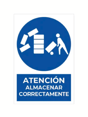 Atención almacenar correctamente