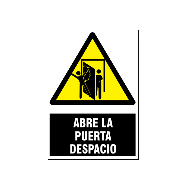 Abre la puerta despacio