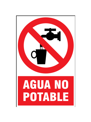 Agua no potable