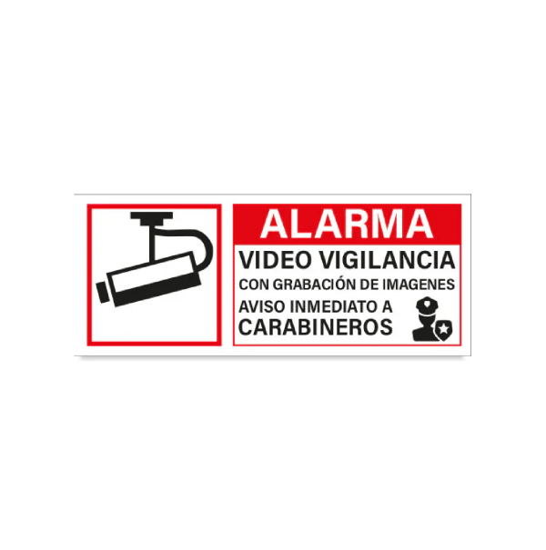 Alarma video vigilancia con grabación de imágenes