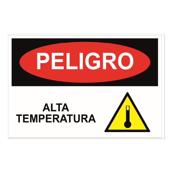 Peligro - Alta temperatura