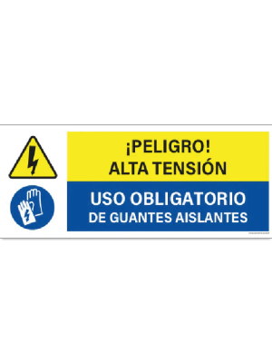 Alta tensión - Uso de guantes aislantes