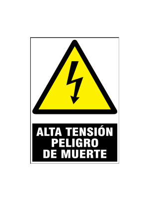 Alta tensión peligro de muerte