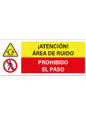 Área de ruido - Prohibido el paso