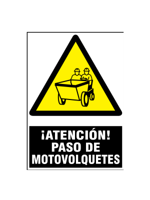 Atención paso de motovolquetes