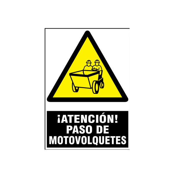Atención paso de motovolquetes