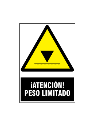 Atención peso limitado