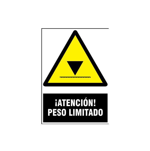 Atención peso limitado