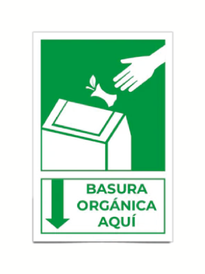 Basura orgánica aquí