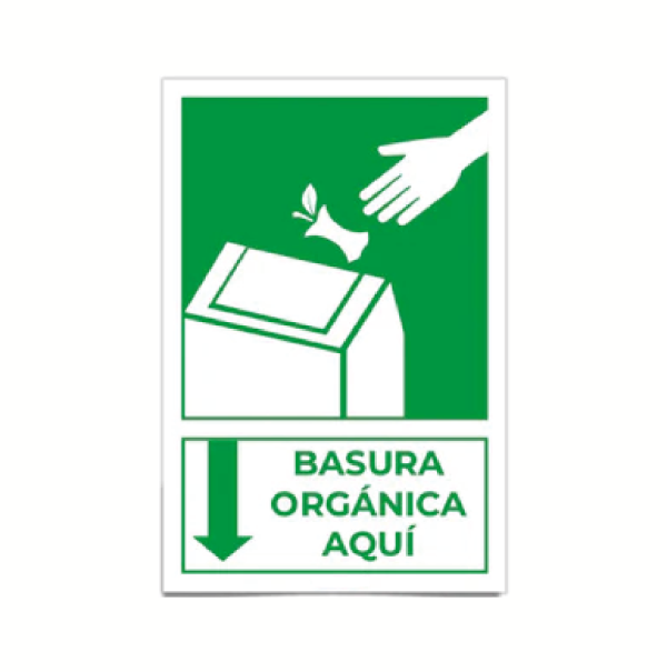 Basura orgánica aquí