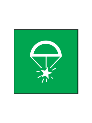 Bengalas con paracaídas