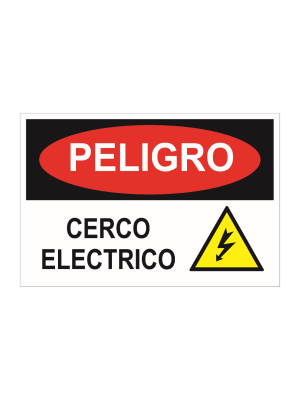 Peligro - Cerco eléctrico