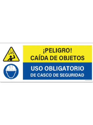 Caída de objetos - Uso de casco de seguridad