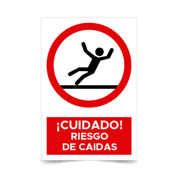 Cuidado riesgo de caidas