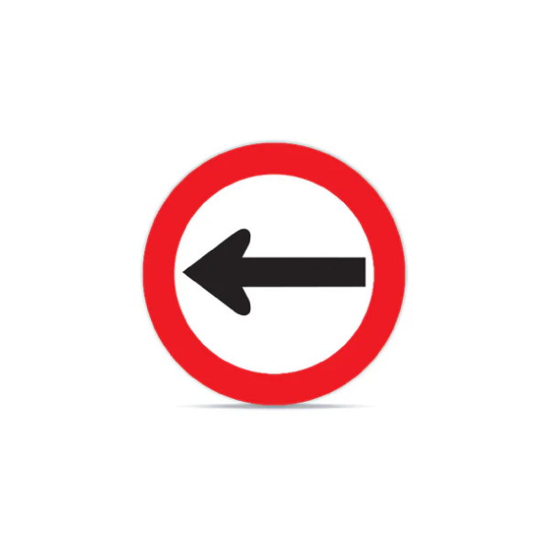 Dirección obligada izquierda