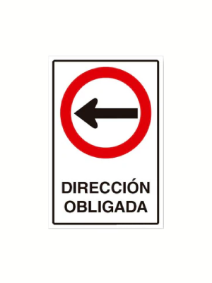 Dirección obligada (izquierda)