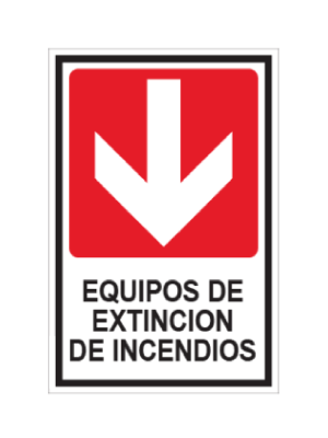 Equipo de extinción de incendios (abajo)