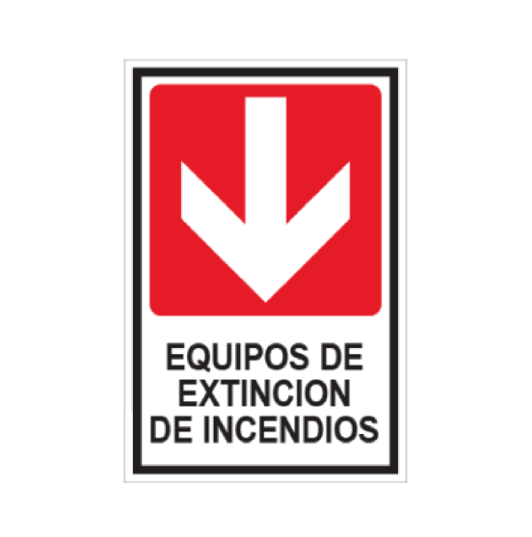 Equipo de extinción de incendios (abajo)