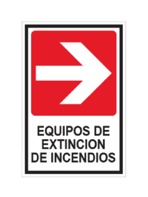 Equipos de extinción de incendios (derecha)