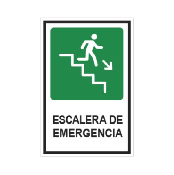 Escalera de emergencia (derecha - abajo)