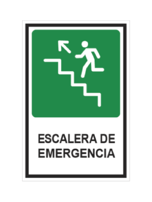 Escalera de emergencia (izquierda - arriba)