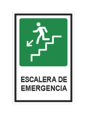 Escalera de emergencia (izquierda - abajo)