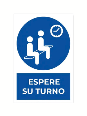 Espere su turno