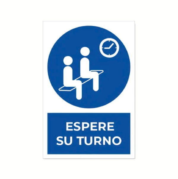 Espere su turno