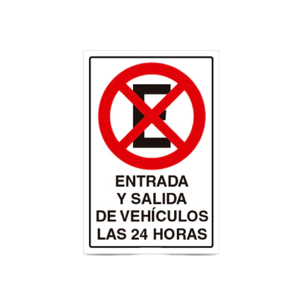 Entrada y salida de vehículo las 24 horas