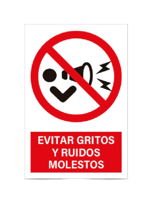 Evitar gritos y ruidos molestos
