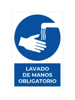 Lavado de manos obligatorio