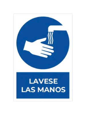 Lávese las manos