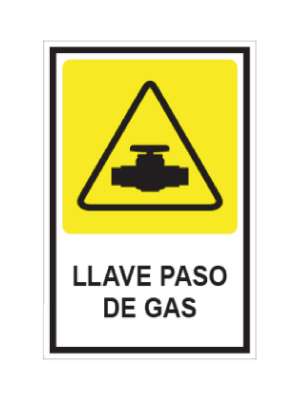 Llave paso de gas
