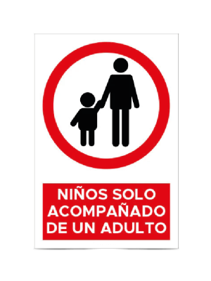 Niños solo acompañados de un adultos