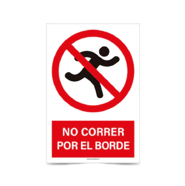 No correr por el borde
