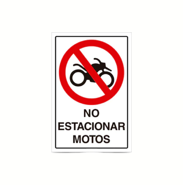 No estacionar motos