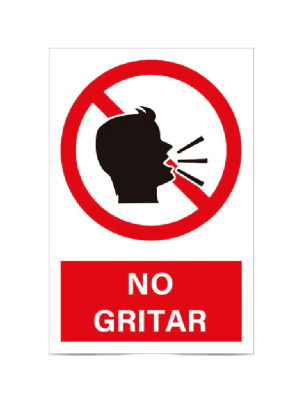 No gritar