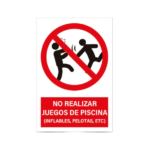 No realizar juegos de piscina