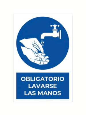 Obligatorio lavarse las manos