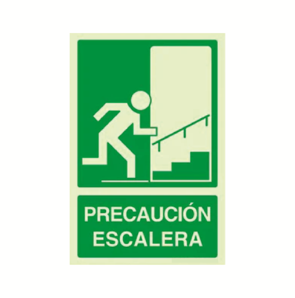 Precaución escalera
