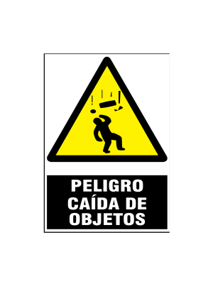 Peligro caida de objetos
