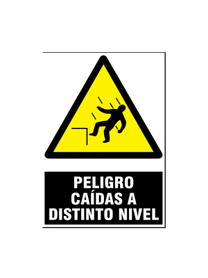 Peligro caidas a distinto nivel