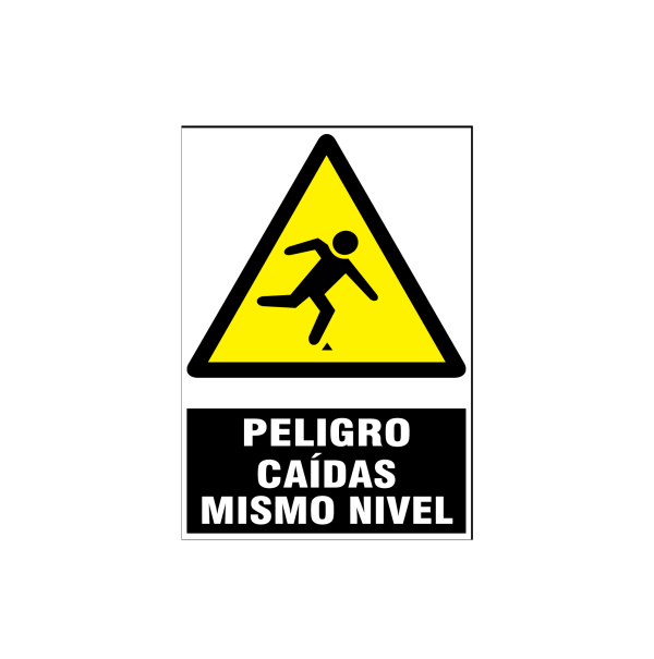 Peligro caídas mismo nivel