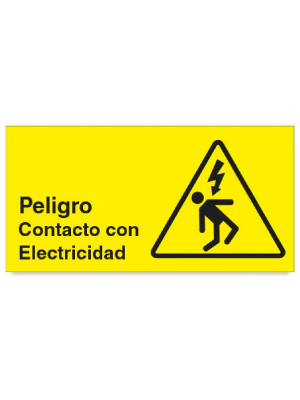 Peligro contacto con electricidad