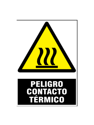Peligro contacto térmico