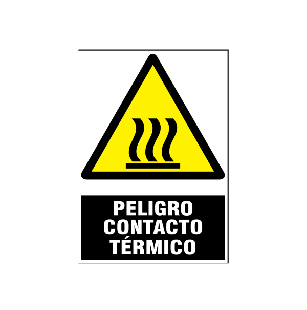 Peligro contacto térmico