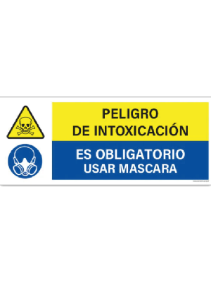 Peligro de intoxicación - Usar mascara