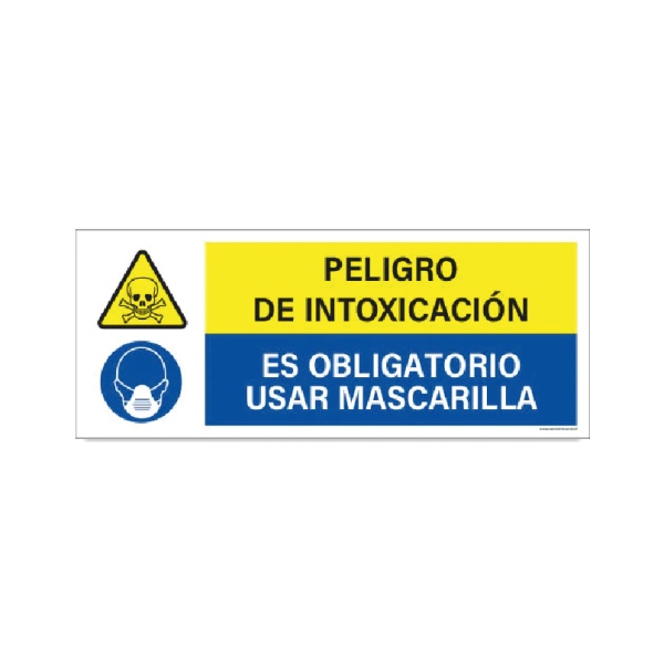 Peligro de intoxicación - Usar mascarilla