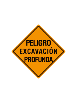 Peligro excavación profunda