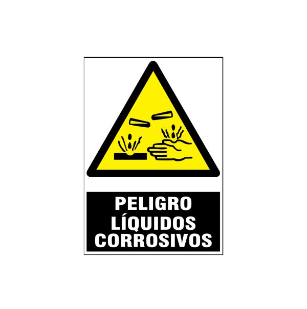 Peligro líquido corrosivo